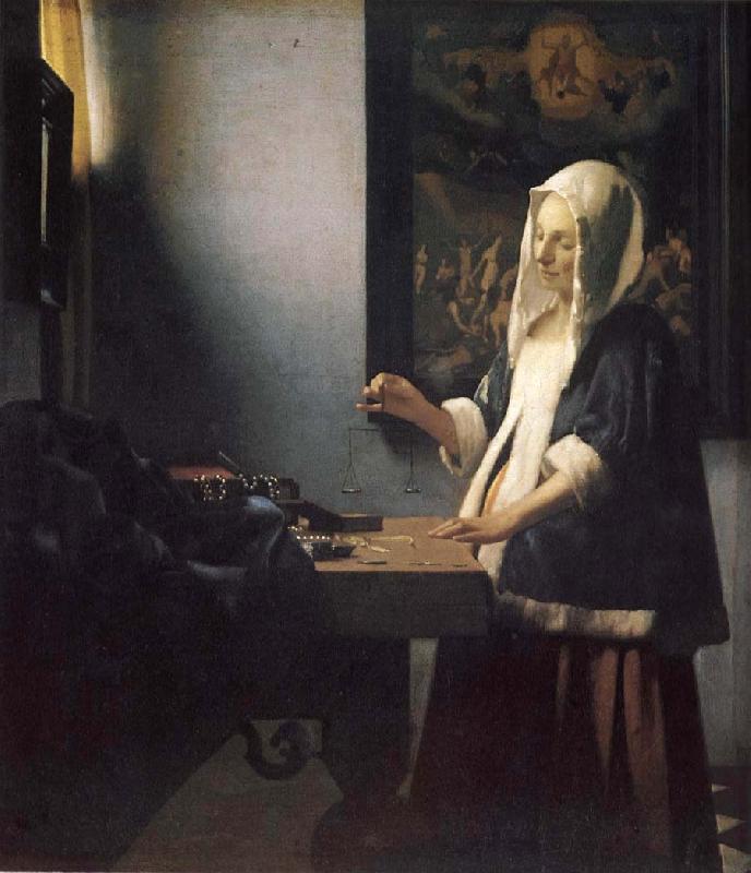 Jan Vermeer Parlvagerskan Germany oil painting art